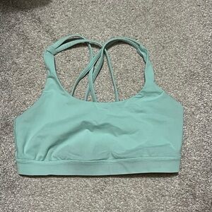 Lululemon Mint Strappy Sports Bra Size 8